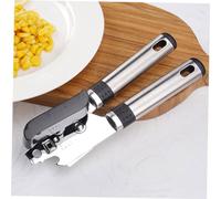 Sosoport Ouvre Boîte Manuel Acier Inoxydable avec Poignée Ergonomique et Large Bouton Tournant Outil de Cuisine Polyvalent pour Boîtes et Bouteilles sans Effort