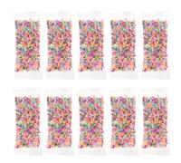 Sosoport Paillettes Décoratives Sucre 10 Sachets 10g Pâte Polymère Grains Bonbons Simulés Accessoires pour Coques de Téléphone DIY Micro-paysage Décoration Trousse