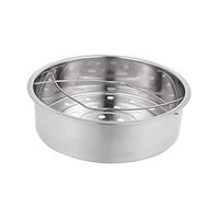 Sosoport Panier Vapeur Acier Inoxydable Chaleur pour Cuiseur Riz et Ustensiles de Cuisine Support à Aliments Maille et Compatible Lave
