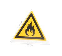 Sosoport Panneau Avertissement Inflammable Résistant Pet Autocollant Adhésif pour Sécurité Incendie Salle et Extérieur