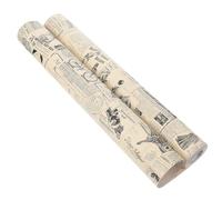 Sosoport Papier Peint Autocollant Vintage Journal Anglais en Pvc 45 Cm X 10 M, Fond D'écran Créatif et Décoratif Mural pour Intérieur, Sticker Mural Rétro Facile à Poser sans Résidu