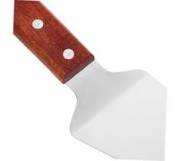 Sosoport Pelle à Pizza Inox Manche Ergonomique Spatule Triangulaire Acier Inoxydable pour Cuisson Pâtisserie et Service