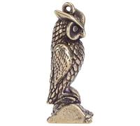 Sosoport Pendentif de Hibou en Laiton Ancien, Porte-clés Créatif et Accessoire Décoratif Confortable pour Autres Décors et Objets Déco Uniques