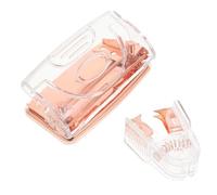Sosoport Perforatrice à 2 Trous et Arrache-Agrafes Portatif en Métal Rose Doré Transparent Petit Dégrafeur de Bureau Kit 2 Pièces pour Organisation des Documents