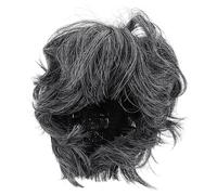 Sosoport Perruque Courte Synthétique Pour Homme Âgé, Douce, Taille Unique, Couleur Grise, Accessoire De Cosplay Pour Fête Et Costume D’halloween Homme