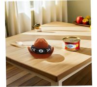 Sosoport Pet Cowboy Hat for Small Dogs and Cats Comfortable Western Style Cap with Rustic Charm Easy Wear Cosplay Accessory for Holiday Parties and Photoshoots