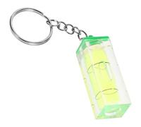 Sosoport Petit Niveau à Bulle Porte-Clés de Poche Léger Chaîne Outil de Mesure Précis pour Bricolage Menuiserie et Construction Accessoire Portable Multifonction pour Couleur Aléatoire