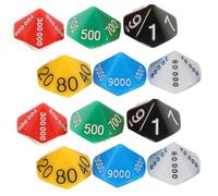 Sosoport Pièces Dés de Jeu Valeur de Position pour Accessoires de Jeu Éducatifs pour Fête et Bar