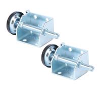 Sosoport Pieds de Nivellement Réglables pour Meubles - 2 Paires en Acier Vis - pour Armoires Tables et Canapés - Protection de Sol Antidérapante - Compensation des Sols Irréguliers -