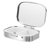 Sosoport Pilulier Portable en Métal à Compartiments Multiples pour Organisation et Conservation des Remède Frais, pour Voyage et Activités en Plein Air