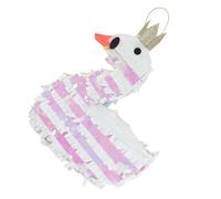 Sosoport Piñata à Casser pour Anniversaire de Cygne Franges Colorées d'Extérieur Rempli de Bonbons Décoration de Fête Originale pour Mariage et Anniversaire