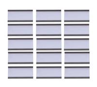 Sosoport Pince pour Étiquette de Prix 50X25 MM Lot de 50 Porte-Cartes Magnétiques pour Entrepôt Présentoirs et Gestion de Stock Compatible Affichage Supermarché et Magasin