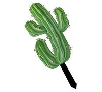 Sosoport Piquet de Jardin Acrylique Forme de Cactus Ornement Extérieur pour Pelouse et Cour Décoration Végétale Verte pour Jardin et Haie