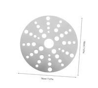 Sosoport Plaque Diffuseur de Chaleur Acier Inoxydable pour Batterie de Cuisine Disque Conducteur Thermique Robuste et Résistant Corrosion Adapté Aux Casseroles et Cuisinières à Induction