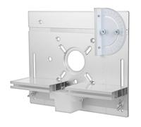 Sosoport Plaque D'insertion et Marquages Clairs en Alliage D'aluminium avec D'angle, Compatibilité pour Table de Défonceuse pour Créatifs et Travail Bois