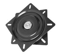 Sosoport Plaque Pivotante en Métal Noir pour Chaise de Bar Rotation Fluide et Installation Facile, Accessoire pour Siège de Bureau ou Support TV
