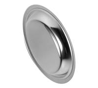 Sosoport Plateau à Sachet de Thé Acier Inoxydable Rond Antidérapant Protège Table pour Maison Bar Restaurant
