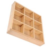 Sosoport Plateau Apéritif en Bambou à Compartiments pour Service de Table | Design Rustique , Finition Polie sans Échardes, Rangement Pratique pour Épices, Ornements, Cafés et Réceptions