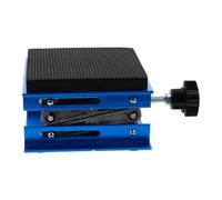 Sosoport Plateforme Élévatrice de Laboratoire Mini Jack de Laboratoire en Alliage D'aluminium Hauteur Réglable 7,5-27,5cm 15x15cm Antidérapante pour Instruments Expériences