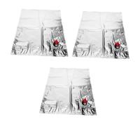 Sosoport Poches à Vin Rechargeables 10l en Lot De 3 Bec Verseur à Valve, Matériau Stable Et Étanche, pour Bar Et Plein Air, Poches à Liqueur Portables Sûres Et Pratiques