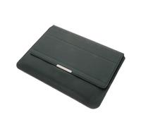 Sosoport Pochette de Rangement pour Ordinateur Portable Pochette pour Ordinateur Portable 13 Pouces en Pu Vert pour Bureau et Négociation Commerciale