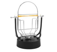 Sosoport Podomètre Silencieux à Double Support pour Téléphone Portable Jusqu’À 64 Pouces Dispositif de Balancement Automatique Compact et Léger Accessoire de Bureau pour Comptage Précis