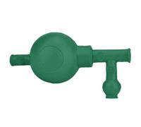 Sosoport Poire de Remplissage pour Pipette en Caoutchouc Vert à Trois Valves de Pincement Outil de Laboratoire Quantitatif Précis Compatible Usage Chimie Agriculture et Agroalimentaire