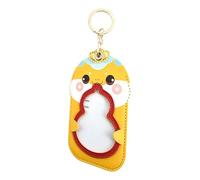 Sosoport Porte-Carte Identité Serpent Étui à Clés avec Emplacement Double pour Cartes Housse De Protection Porte-clés