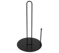 Sosoport Porte-Essuie-Tout Cuisine Noir Base Lestée Support Autoportant Compact Facile à Assembler Distributeur D’Essuie-Tout Gain de Place pour Plan de Travail Usage la Cuisine et