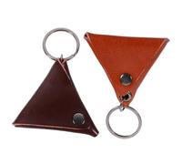 Sosoport Porte-médiators en Cuir Véritable Lot De 2, Porte-clés Compact pour Médiators De Guitare Et Ukulélé, Organiseur De Rangement Pratique Et Portable pour Accessoires De Musique