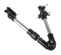 Sosoport Porte-Parapluies Pour Poussettes Supports De Vélo D'Extérieur Fixation De Parapluie Pour Poussette Support De Parapluie Réglable Accessoire Pour Vélos Plastique Noir