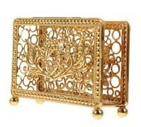 Sosoport Porte Serviettes Métallique Forme de Cœur Support Serviette Papier pour Table de Cuisine et Restaurant Distributeur de Mouchoirs Pratique et Décoratif