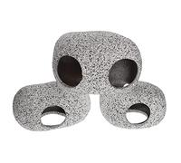 Sosoport Pot en Argile pour Aquarium substrat Plant - Accessoire d'aquarium Ornement décor pour Aquarium Poisson air décoration d'intérieur décorations d'aquarium Argile Violette Light Grey