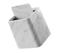 Sosoport Poubelle Salle de Bain avec Couvercle Motif Marbre Petite Corbeille Multifonction pour Cuisine Bureau Chambre et Pratique pour Organisation à