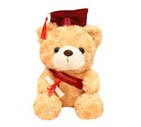 Sosoport Poupée Dr Ours Adorable en Peluche Ours en Peluche diplômés Animal en en en félicitations pour Les diplômés Graduation Mini câlin Brun