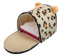Sosoport pour Hamster Maison Hiver Abri Confortable pour Petits Rongeurs Design Chic Et Imprimé pour Hamsters Et Cochons