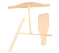 Sosoport Râteau à Crêpe avec Spatule Étaleur Pâte Ergonomique pour et Pancakes Ustensiles Polyvalents pour Poêles Antiadhésives Kit pour Cuisine Facile et Rapide