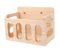 Sosoport Râtelier pour Petits Animaux Nourrisseur pour Cobayes Chinchillas Accessoire à Suspendre pour Éviter Gaspillage