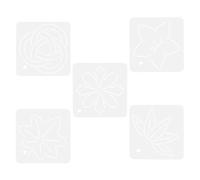 Sosoport Règle de Patchwork Soi-même en Acrylique Blanc 5 Pcs, Outil de Tailleur pour Améliorer L'efficacité, Surface Lisse sans Bavures, pour Débutants en Couture et Magasins de Vêtements