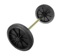 Sosoport Roue de Remplacement pour Poubelle Caoutchouc avec Creux Roue Robuste pour Poubelle Extérieur Facile à Installer Adaptée de Jardin Rue