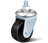 Sosoport Roulette de Rechange Robuste pour Cric Hydraulique de Sol Roue Filetée 12 MM Renforcée en Métal Accessoire Compatible Cric Horizontal pour Atelier et Garage