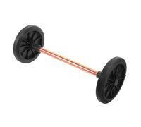 Sosoport Roulettes de Poubelle pour Bacs 80l à 120l, Axe Standard | Caoutchouc et Métal, Rotation Indépendante, Adhérence Renforcée, Mobilité Fluide pour Usage Extérieur Pelouses