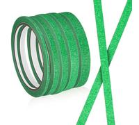 Sosoport Ruban Adhésif D'artiste Vert 6 Rouleaux en Papier Crêpe pour Loisirs Créatifs Retrait Facile et Applications Polyvalentes pour Manucure DIY