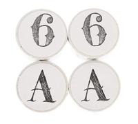 Sosoport Ruban Adhésif Décoratif Washi Autocollant Alphabet Numérique 4 Rouleaux en Papier Washi Facile à Découper pour Scrapbooking Festival Garçon et Filles et Adultes