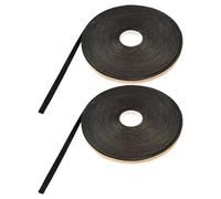 Sosoport Ruban Adhésif D'étanchéité en Mousse 25m pour Haut-parleurs de Voiture, Coussinet Anti-vibrations, Isolation Phonique Bruit, 2 Rouleaux pour Système Audio Automobile
