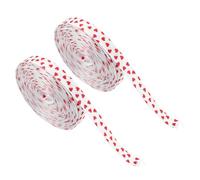 Sosoport Ruban Saint-valentin Rouge 2 Rouleaux 11 10 Yards Ruban de Décoration pour Bouquet de Fleurs et Loisirs Créatifs Polyvalent pour Emballage Présent et Nœuds Romantiques