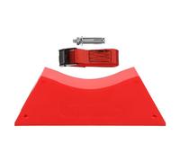 Sosoport sangle de retenue du réservoir d'essence sangle de sécurité anti-basculement du cylindre support fixe pour bouteille de gaz support de sécurité pour bouteille de gaz Red