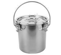 Sosoport Seau à Lait Manuelle Acier Inoxydable pour Traite de Chèvres et Moutons Portable Kit de Traite Hygiénique et Léger pour Élevage Extérieur