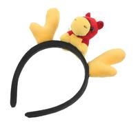 Sosoport Serrage-tête en Peluche Cheval avec Bois de Cerf, Bandeau Décoratif Animalier 22 Cm, Couleur Vive, Accessoire de Déguisement pour Garçon et Filles et Adultes, Fête, Carnaval