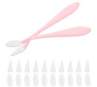 Sosoport Set de 2 Grattoirs à Esquisse en Éponge Rose avec 20 Têtes de Rechange, Outil Polyvalent pour Effacement et Mélange, pour Peinture et Dessin